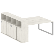 Metal System Quattro Р. ст. с шкафом-купе на О-образном м/к 50БО.РС-СШК-4.5 Т Акация/Антрацит металл 2210*2332*1098 Metal System Quattro Р. ст. с шкафом-купе на О-образном м/к 50БО.РС-СШК-4.5 Т Акация/Антрацит металл 2210*2332*1098