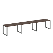 Metal System Р. ст. на 3 раб. места на О-образном м/к БО.СМ-3.3 Акация/Антрацит металл 4200*720*750 Metal System Р. ст. на 3 раб. места на О-образном м/к БО.СМ-3.3 Акация/Антрацит металл 4200*720*750