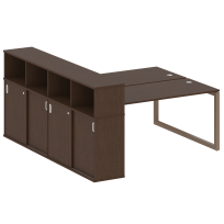 Metal System Quattro Р. ст. с шкафом-купе на О-образном м/к 50БО.РС-СШК-4.4 Т Акация/Антрацит металл 2010*2332*1098 Metal System Quattro Р. ст. с шкафом-купе на О-образном м/к 50БО.РС-СШК-4.4 Т Акация/Антрацит металл 2010*2332*1098
