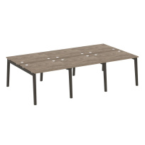 Onix Wood Рабочая станция OW.D.RS-6.1.8 Белый бриллиант/Дуб светлый/Белый металл 2940*1635*750 Onix Wood Рабочая станция OW.D.RS-6.1.8 Белый бриллиант/Дуб светлый/Белый металл 2940*1635*750