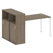Metal System Quattro Стол офисный с шкафом-купе на П-образном м/к 40БП.РС-СШК-3.3 Т Вяз/Мокко металл 1810×1120×1098 Metal System Quattro Стол офисный с шкафом-купе на П-образном м/к 40БП.РС-СШК-3.3 Т Вяз/Мокко металл 1810×1120×1098