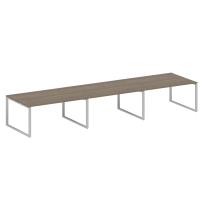 Metal System Перег. стол (3 столешницы) на О-оразном м/к БО.ПРГ-3.4 Акация/Антрацит металл 4800*1235*750 Metal System Перег. стол (3 столешницы) на О-оразном м/к БО.ПРГ-3.4 Акация/Антрацит металл 4800*1235*750