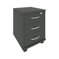 Riva Тумба подкатная 3 ящ. с фолдингом А.ТМ-3F Белый 420*450*556