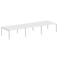 Metal System Quattro Р. ст. на 6 раб. места на П-образном м/к 40БП.СМ-6.4 Акация/Антрацит металл 4800*1475*750 Metal System Quattro Р. ст. на 6 раб. места на П-образном м/к 40БП.СМ-6.4 Акация/Антрацит металл 4800*1475*750