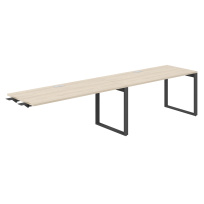 Стол-бенч комбо s-b-s с лючком Allegro / 3200×600×750 / Профиль О-образный: 70×20 Антрацит / Столешница: Белый / AG.193.WH.L.72.AN Стол-бенч комбо s-b-s с лючком Allegro / 3200×600×750 / Профиль О-образный: 70×20 Антрацит / Столешница: Белый / AG.193.WH.L.72.AN