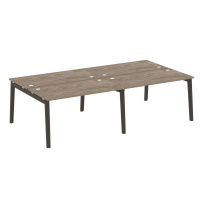 Onix Wood Рабочая станция OW.D.RS-4.3.7 Белый бриллиант/Дуб светлый/Белый металл 2760*1475*750 Onix Wood Рабочая станция OW.D.RS-4.3.7 Белый бриллиант/Дуб светлый/Белый металл 2760*1475*750