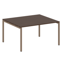Metal System Quattro Перег. стол (1 столешница) на П-образном м/к 40БП.ПРГ-1.3 Акация/Антрацит металл 1400*1235*750 Metal System Quattro Перег. стол (1 столешница) на П-образном м/к 40БП.ПРГ-1.3 Акация/Антрацит металл 1400*1235*750