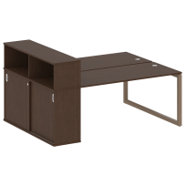 Metal System Quattro Р. ст. с шкафом-купе на О-образном м/к 50БО.РС-СШК-2.4 Т Акация/Антрацит металл 2010*1475*1098 Metal System Quattro Р. ст. с шкафом-купе на О-образном м/к 50БО.РС-СШК-2.4 Т Акация/Антрацит металл 2010*1475*1098