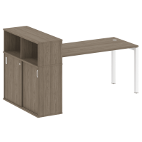 Metal System Quattro Стол офисный с шкафом-купе на П-образном м/к 50БП.РС-СШК-3.4 Т Вяз/Мокко металл 2010×1120×1098 Metal System Quattro Стол офисный с шкафом-купе на П-образном м/к 50БП.РС-СШК-3.4 Т Вяз/Мокко металл 2010×1120×1098