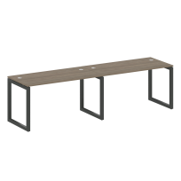 Metal System Quattro Р. ст. на 2 раб. места на О-образном м/к 50БО.СМ-2.3 Акация/Антрацит металл 2800*720*750 Metal System Quattro Р. ст. на 2 раб. места на О-образном м/к 50БО.СМ-2.3 Акация/Антрацит металл 2800*720*750