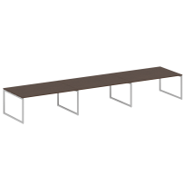 Metal System Quattro Перег. стол (3 столешницы) на О-оразном м/к 40БО.ПРГ-3.5 Акация/Антрацит металл 5400*1235*750 Metal System Quattro Перег. стол (3 столешницы) на О-оразном м/к 40БО.ПРГ-3.5 Акация/Антрацит металл 5400*1235*750