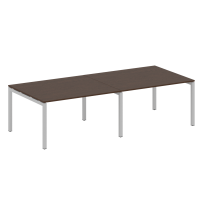 Metal System Quattro Перег. стол (2 столешницы) на П-образном м/к 50БП.ПРГ-2.3 Акация/Антрацит металл 2800*1235*750 Metal System Quattro Перег. стол (2 столешницы) на П-образном м/к 50БП.ПРГ-2.3 Акация/Антрацит металл 2800*1235*750