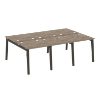 Onix Wood Рабочая станция OW.D.RS-6.0.8 Белый бриллиант/Дуб светлый/Белый металл 2340*1635*750 Onix Wood Рабочая станция OW.D.RS-6.0.8 Белый бриллиант/Дуб светлый/Белый металл 2340*1635*750