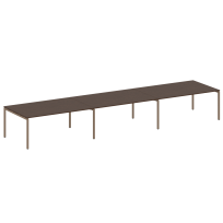 Metal System Quattro Перег. стол (3 столешницы) на П-оразном м/к 40БП.ПРГ-3.5 Акация/Антрацит металл 5400*1235*750 Metal System Quattro Перег. стол (3 столешницы) на П-оразном м/к 40БП.ПРГ-3.5 Акация/Антрацит металл 5400*1235*750