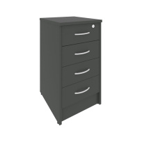 Riva Тумба приставная с фолдингом (4 ящика, с замком) А.ТП-4F-S Белый 412*450*750 Riva Тумба приставная с фолдингом (4 ящика, с замком) А.ТП-4F-S Белый 412*450*750