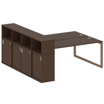 Metal System Quattro Р. ст. с шкафом-купе на О-образном м/к 50БО.РС-СШК-4.5 Т Акация/Антрацит металл 2210*2332*1098 Metal System Quattro Р. ст. с шкафом-купе на О-образном м/к 50БО.РС-СШК-4.5 Т Акация/Антрацит металл 2210*2332*1098