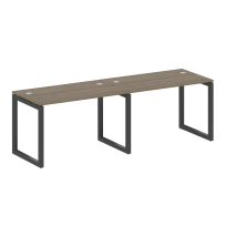 Metal System Quattro Р. ст. на 2 раб. места на О-образном м/к 50БО.СМ-2.2 Акация/Антрацит металл 2400*720*750 Metal System Quattro Р. ст. на 2 раб. места на О-образном м/к 50БО.СМ-2.2 Акация/Антрацит металл 2400*720*750
