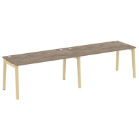 Onix Wood Рабочая станция OW.RS-2.4.8 Белый бриллиант/Дуб светлый/Белый металл 3160*800*750 Onix Wood Рабочая станция OW.RS-2.4.8 Белый бриллиант/Дуб светлый/Белый металл 3160*800*750