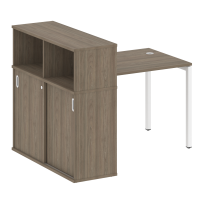Metal System Quattro Стол офисный с шкафом-купе на П-образном м/к 40БП.РС-СШК-3.1 Т Вяз/Мокко металл 1410×1120×1098 Metal System Quattro Стол офисный с шкафом-купе на П-образном м/к 40БП.РС-СШК-3.1 Т Вяз/Мокко металл 1410×1120×1098