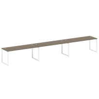 Metal System Р. ст. на 3 раб. места на О-образном м/к БО.СМ-3.5 Акация/Антрацит металл 5400*720*750 Metal System Р. ст. на 3 раб. места на О-образном м/к БО.СМ-3.5 Акация/Антрацит металл 5400*720*750