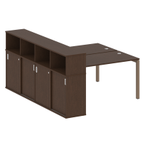 Metal System Quattro Р. ст. с шкафом-купе на П-образном м/к 50БП.РС-СШК-4.3 Т Акация/Антрацит металл 1810*2332*1098 Metal System Quattro Р. ст. с шкафом-купе на П-образном м/к 50БП.РС-СШК-4.3 Т Акация/Антрацит металл 1810*2332*1098