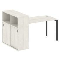 Metal System Quattro Стол офисный с шкафом-купе на П-образном м/к 40БП.РС-СШК-3.3 Т Вяз/Мокко металл 1810×1120×1098 Metal System Quattro Стол офисный с шкафом-купе на П-образном м/к 40БП.РС-СШК-3.3 Т Вяз/Мокко металл 1810×1120×1098