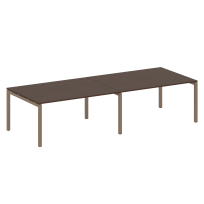 Metal System Quattro Перег. стол (2 столешницы) на П-образном м/к 50БП.ПРГ-2.4 Акация/Антрацит металл 3200*1235*750 Metal System Quattro Перег. стол (2 столешницы) на П-образном м/к 50БП.ПРГ-2.4 Акация/Антрацит металл 3200*1235*750