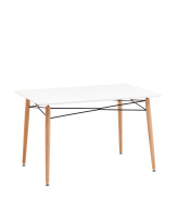 Стол Eames DSW Rectangle New 120×80 белый