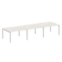 Metal System Quattro Перег. стол (3 столешницы) на П-оразном м/к 40БП.ПРГ-3.3 Акация/Антрацит металл 4200*1235*750 Metal System Quattro Перег. стол (3 столешницы) на П-оразном м/к 40БП.ПРГ-3.3 Акация/Антрацит металл 4200*1235*750