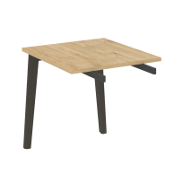 Onix Wood Direct Брифинг-приставка OW.BR-7 Белый бриллиант/Дуб светлый/Белый металл 780*720*750 Onix Wood Direct Брифинг-приставка OW.BR-7 Белый бриллиант/Дуб светлый/Белый металл 780*720*750