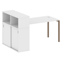 Metal System Quattro Стол офисный с шкафом-купе на П-образном м/к 40БП.РС-СШК-3.3 Т Вяз/Мокко металл 1810×1120×1098 Metal System Quattro Стол офисный с шкафом-купе на П-образном м/к 40БП.РС-СШК-3.3 Т Вяз/Мокко металл 1810×1120×1098