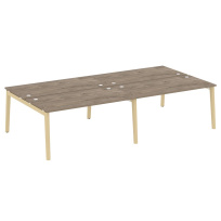 Onix Wood Рабочая станция OW.D.RS-4.4.8 Белый бриллиант/Дуб светлый/Белый металл 3160*1635*750 Onix Wood Рабочая станция OW.D.RS-4.4.8 Белый бриллиант/Дуб светлый/Белый металл 3160*1635*750
