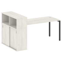 Metal System Quattro Стол офисный с шкафом-купе на П-образном м/к 40БП.РС-СШК-3.4 Т Вяз/Мокко металл 2010×1120×1098 Metal System Quattro Стол офисный с шкафом-купе на П-образном м/к 40БП.РС-СШК-3.4 Т Вяз/Мокко металл 2010×1120×1098