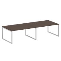 Metal System Quattro Перег. стол (2 столешницы) на О-образном м/к 40БО.ПРГ-2.4 Акация/Антрацит металл 3200*1235*750 Metal System Quattro Перег. стол (2 столешницы) на О-образном м/к 40БО.ПРГ-2.4 Акация/Антрацит металл 3200*1235*750