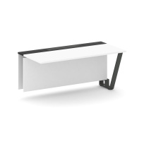 Сектор переговорного стола проходной Steel Meet KM-PR.B.SPPO-16 / Тиквуд Светлый – Графит Глянец – Металл Антрацит / 1600×800×750 Сектор переговорного стола проходной Steel Meet KM-PR.B.SPPO-16 / Тиквуд Светлый – Графит Глянец – Металл Антрацит / 1600×800×750