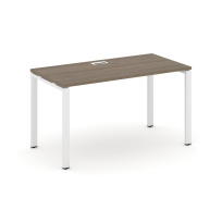 Стол офисный Style Project SN-4P.SP-005 / Дуб Табак – Металл Белый / 1780×600×750
