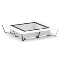 Стол для переговоров квадратный Steel Meet KM-PR.B.SP-20K2 / Тиквуд Светлый – Графит Глянец – Металл Антрацит / 4000×4000×750 Стол для переговоров квадратный Steel Meet KM-PR.B.SP-20K2 / Тиквуд Светлый – Графит Глянец – Металл Антрацит / 4000×4000×750