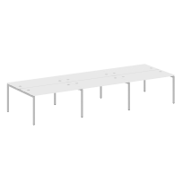 Metal System Quattro Р. ст. на 6 раб. места на П-образном м/к 40БП.СМ-6.3 Акация/Антрацит металл 4200*1475*750 Metal System Quattro Р. ст. на 6 раб. места на П-образном м/к 40БП.СМ-6.3 Акация/Антрацит металл 4200*1475*750