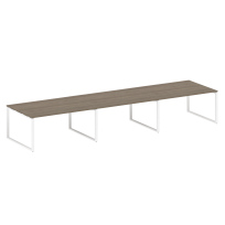 Metal System Перег. стол (3 столешницы) на О-оразном м/к БО.ПРГ-3.4 Акация/Антрацит металл 4800*1235*750 Metal System Перег. стол (3 столешницы) на О-оразном м/к БО.ПРГ-3.4 Акация/Антрацит металл 4800*1235*750