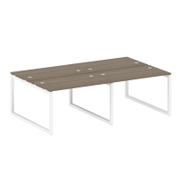 Metal System Quattro Р. ст. на 4 раб. места на О-образном м/к 50БО.СМ-4.2 Акация/Антрацит металл 2400*1475*750 Metal System Quattro Р. ст. на 4 раб. места на О-образном м/к 50БО.СМ-4.2 Акация/Антрацит металл 2400*1475*750
