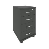 Riva Тумба подкатная с фолдингом А.ТМ-4F Белый 420*450*708