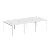 Metal System Quattro Р. ст. на 6 раб. места на П-образном м/к 40БП.СМ-6.1 Акация/Антрацит металл 3000*1475*750 Metal System Quattro Р. ст. на 6 раб. места на П-образном м/к 40БП.СМ-6.1 Акация/Антрацит металл 3000*1475*750