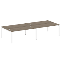 Metal System Quattro Р. ст. на 4 раб. места на П-образном м/к 50БП.СМ-4.5 Акация/Антрацит металл 3600*1475*750 Metal System Quattro Р. ст. на 4 раб. места на П-образном м/к 50БП.СМ-4.5 Акация/Антрацит металл 3600*1475*750