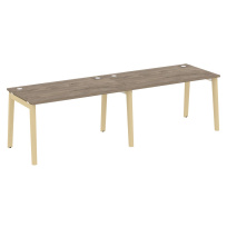 Onix Wood Рабочая станция OW.RS-2.3.8 Белый бриллиант/Дуб светлый/Белый металл 2760*800*750 Onix Wood Рабочая станция OW.RS-2.3.8 Белый бриллиант/Дуб светлый/Белый металл 2760*800*750