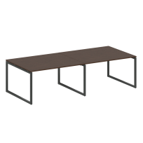Metal System Quattro Перег. стол (2 столешницы) на О-образном м/к 40БО.ПРГ-2.3 Акация/Антрацит металл 2800*1235*750 Metal System Quattro Перег. стол (2 столешницы) на О-образном м/к 40БО.ПРГ-2.3 Акация/Антрацит металл 2800*1235*750