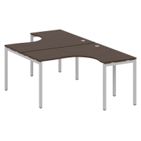 Metal System Quattro Р. ст. криволинейная на П-образном м/к 40БП.РАС-СА-2.3 Акация/Антрацит металл 1400*2435*750 Metal System Quattro Р. ст. криволинейная на П-образном м/к 40БП.РАС-СА-2.3 Акация/Антрацит металл 1400*2435*750