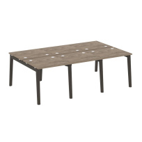 Onix Wood Рабочая станция OW.D.RS-6.0.7 Белый бриллиант/Дуб светлый/Белый металл 2340*1475*750 Onix Wood Рабочая станция OW.D.RS-6.0.7 Белый бриллиант/Дуб светлый/Белый металл 2340*1475*750