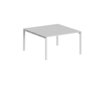 Стол-бенч двойной Sigma / 1200×1638×750 / Металл: 60×30 Белый; Столешница: Дуб темный / SG.247.OD.63.WH Стол-бенч двойной Sigma / 1200×1638×750 / Металл: 60×30 Белый; Столешница: Дуб темный / SG.247.OD.63.WH