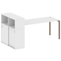 Metal System Quattro Стол офисный с шкафом-купе на П-образном м/к 40БП.РС-СШК-3.5 Т Вяз/Мокко металл 2210×1120×1098 Metal System Quattro Стол офисный с шкафом-купе на П-образном м/к 40БП.РС-СШК-3.5 Т Вяз/Мокко металл 2210×1120×1098