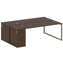 Metal System Quattro Р. ст. с шкафом-купе на О-образном м/к 40БО.РС-СШК-1.5 Т Акация/Антрацит металл 2210*1475*750 Metal System Quattro Р. ст. с шкафом-купе на О-образном м/к 40БО.РС-СШК-1.5 Т Акация/Антрацит металл 2210*1475*750